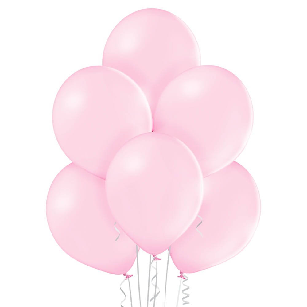 Balony pastelowe jasny róż 25 sztuk