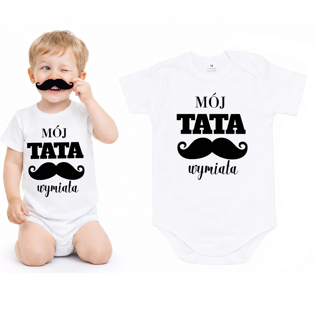 Body dziecięce MÓJ TATA WYMIATA