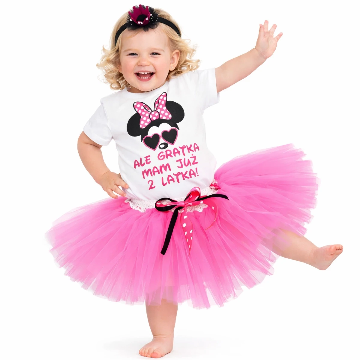 Komplet dla dziewczynki ALE GRATKA z myszką