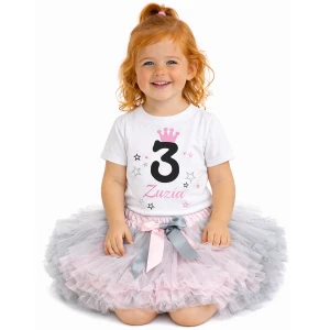 Koszulka dziecięca na 3 urodziny z dowolnym imieniem