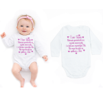 Body dziecięce Będziesz wspaniałym Tatą - różowy nadruk