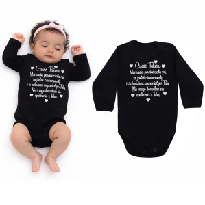 Body dziecięce Będziesz wspaniałym Tatą - biały nadruk