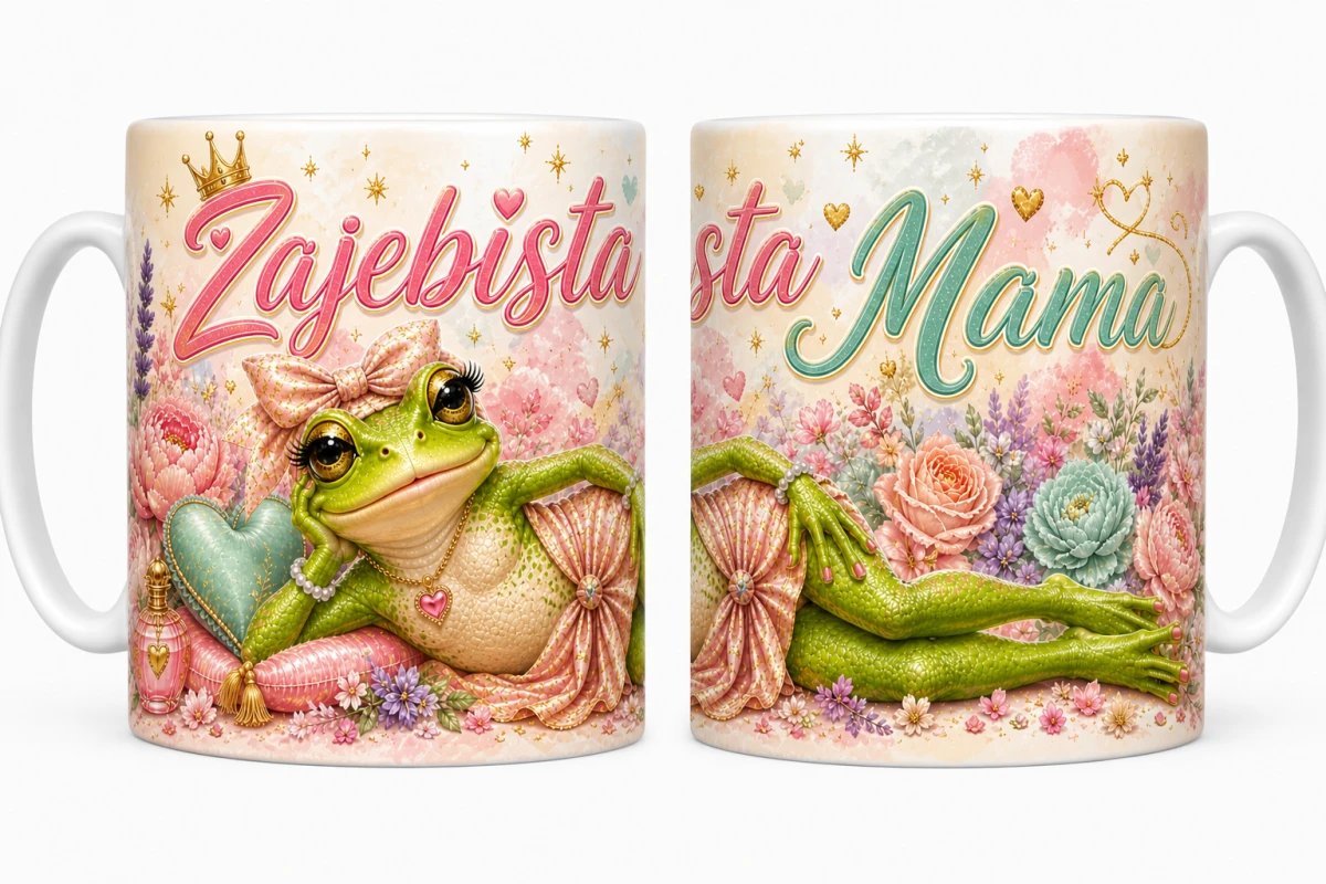 Kubek dla mamy - Żajebista Mama Modelka