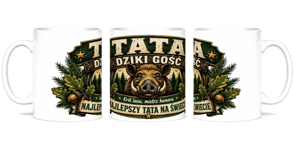 Kubek dla taty - Tata Dziki Gość