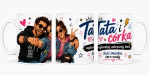 Kubek dla taty - Tata i córka najlepszy duet