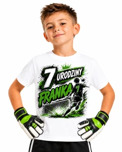Koszulka piłkarska 7 urodziny z imieniem - Franka