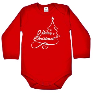 Body na święta - Merry Christmas z choinką