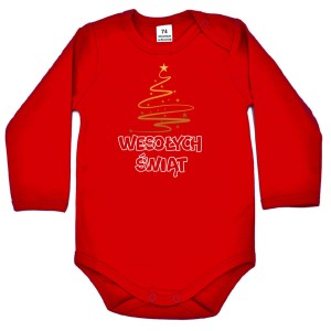 Body na święta - Wesołych Świąt z choinką