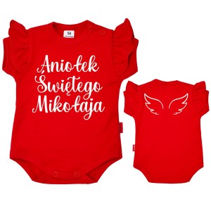 Body z falbanką ANIOŁEK ŚWIĘTEGO MIKOŁAJA