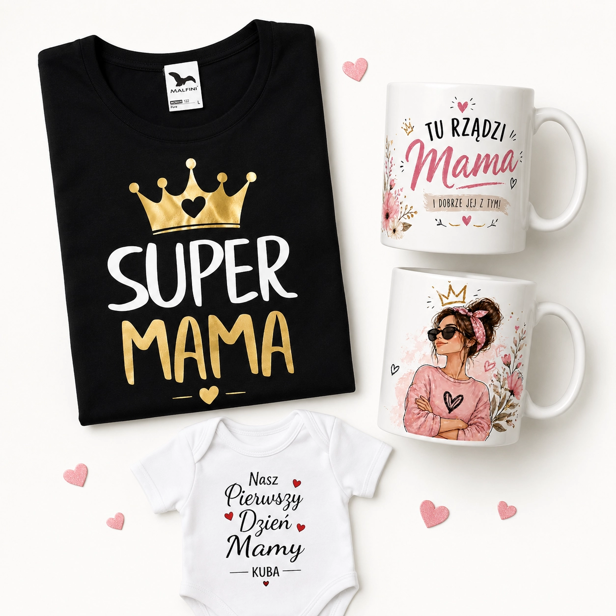 Koszulki, kubki i personalizowane prezenty na Dzień Mamy